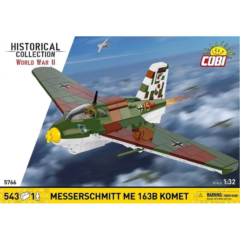 Mattoncini Messerschmitt Me 163B Komet 543 pezzi