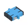 Adattatore in fibra ottica Extralink SC/UPC monomodale duplex, blu, connettori SC/UPC