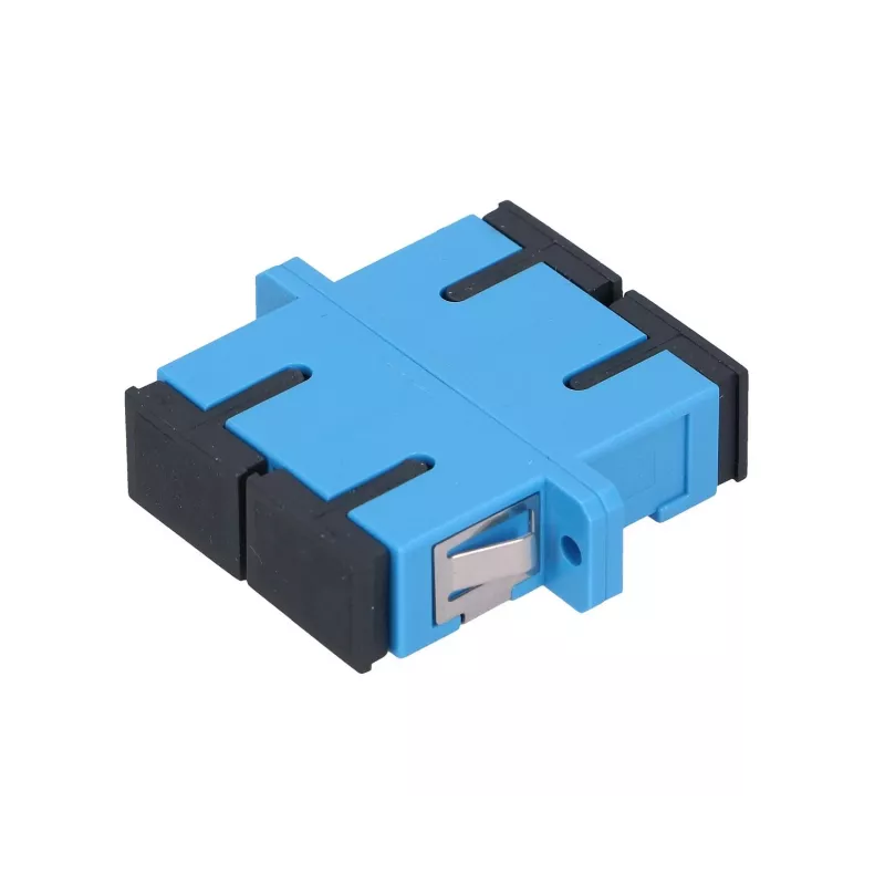 Adattatore in fibra ottica Extralink SC/UPC monomodale duplex, blu, connettori SC/UPC