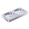 Ventola Jonsbo ZA-240, PWM, ARGB - 240 mm, bianco