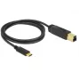 Cavo USB DeLOCK 83675 USB 3.2 Gen 2 1 m USB C USB B nero
