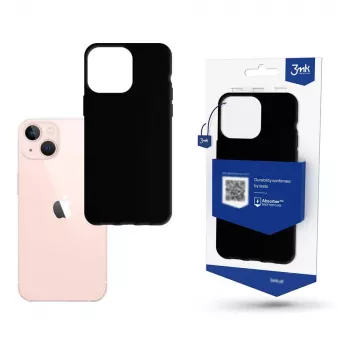 Custodia rigida per cellulare 3MK Matt Case per Apple iPhone 14, TPU, compatibile con 6,1 pollici (15,5 cm), nero