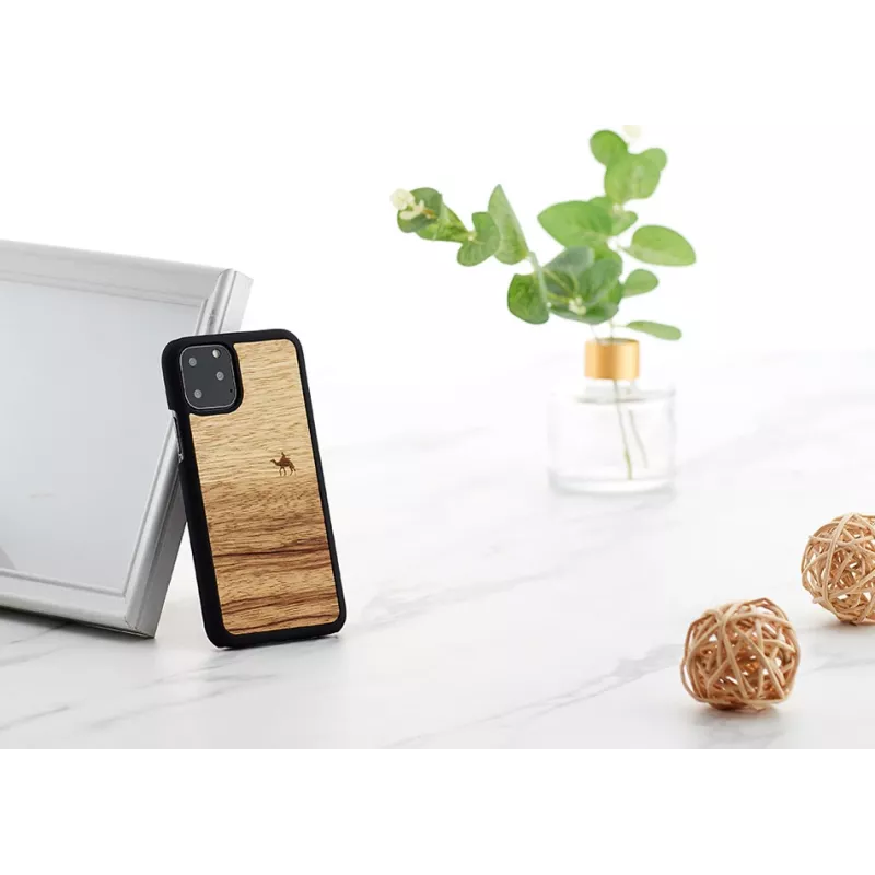 Custodia per smartphone man and wood per iPhone 11 Pro — terra nero