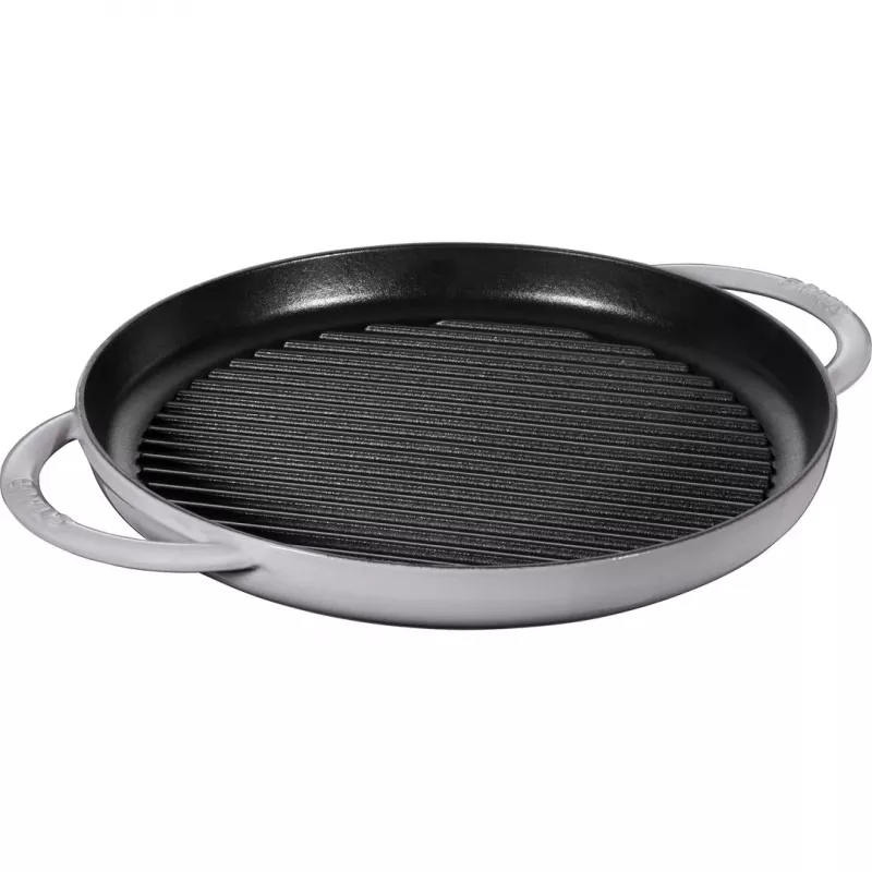 Padella per grigliare ZWILLING STAUB rotonda 30 cm grigio