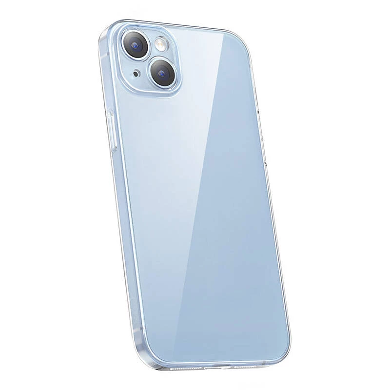 Custodia protettiva Baseus Crystal Series per iPhone 14 Plus con retro in vetro temperato