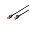 Digitus DK-1644-005-BL-10 CAT 6 S/FTP cavo patch 0,5 m, nero, confezione da 10