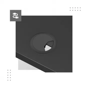 Scrivania gaming elettrica regolabile in altezza Mark Adler MA-Leader 7.6 nero — 160×80 cm, 72–118 cm, max 70 kg