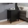 Cama Meble NOVA comodino, 44×40×52 cm, nero opaco