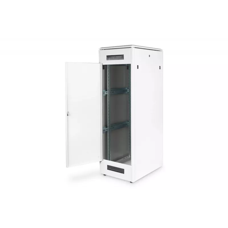 DIGITUS 36HE Unique armadio di rete 600x800mm porta in vetro grigio