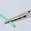 Pinza a becchi lunghi KNIPEX con profili trasversali