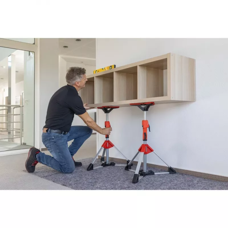 Puntello da soffitto e montaggio Bessey STE90 regolabile 575–910 mm con leva a pompa