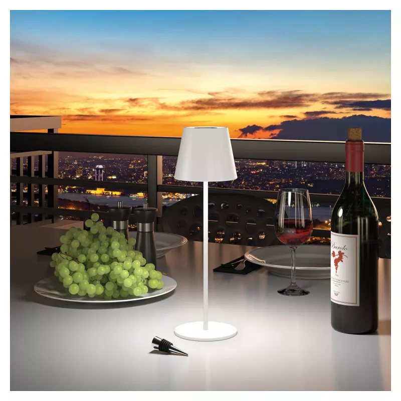 Lampada da tavolo LED RealPower TableLight 360 RGB 3W IP44 1800mAh
