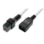 Microconnect MC-C19C20LOCK-2M-W cavo con blocco C19 su C20 2 m