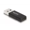 Adattatore DeLOCK 60001 USB A USB C nero