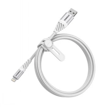 Cavo USB-A a Lightning OTTERBOX 1 m — Cloud White, connettore maschio USB-A a connettore maschio Lightning