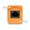 Cavo di rete DeLOCK 90804 0,3 m Cat5e U/UTP RJ-45 nero arancione