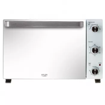 Forno elettrico da tavolo Adler AD 6027, capacità 48 L, 1800 W, bianco