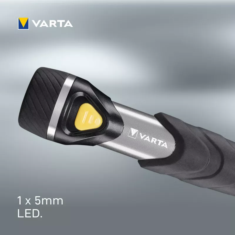 Varta Day Light Key Chain Light - portachiavi con luce - alluminio - nero - ABS sintetico - alluminio - gomma - LED - 1 lampada - 12 lm