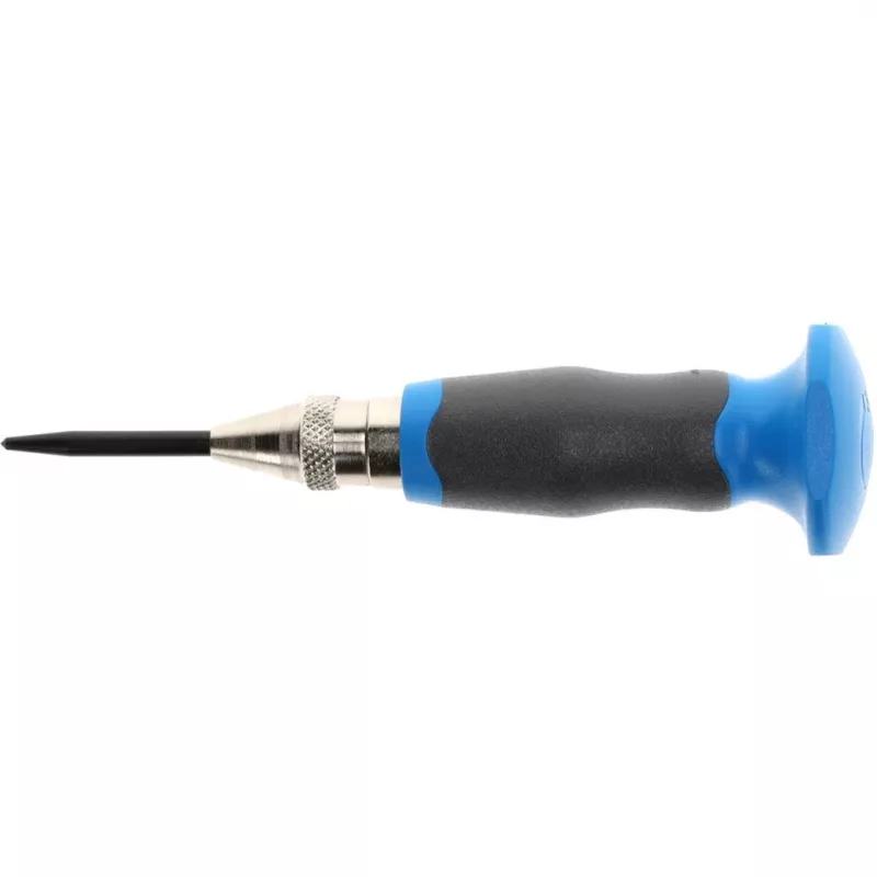 Gedore 101 8722880 punta automatica per tracciare con punta e paramano, 60–130 N, 130 mm, nero/blu