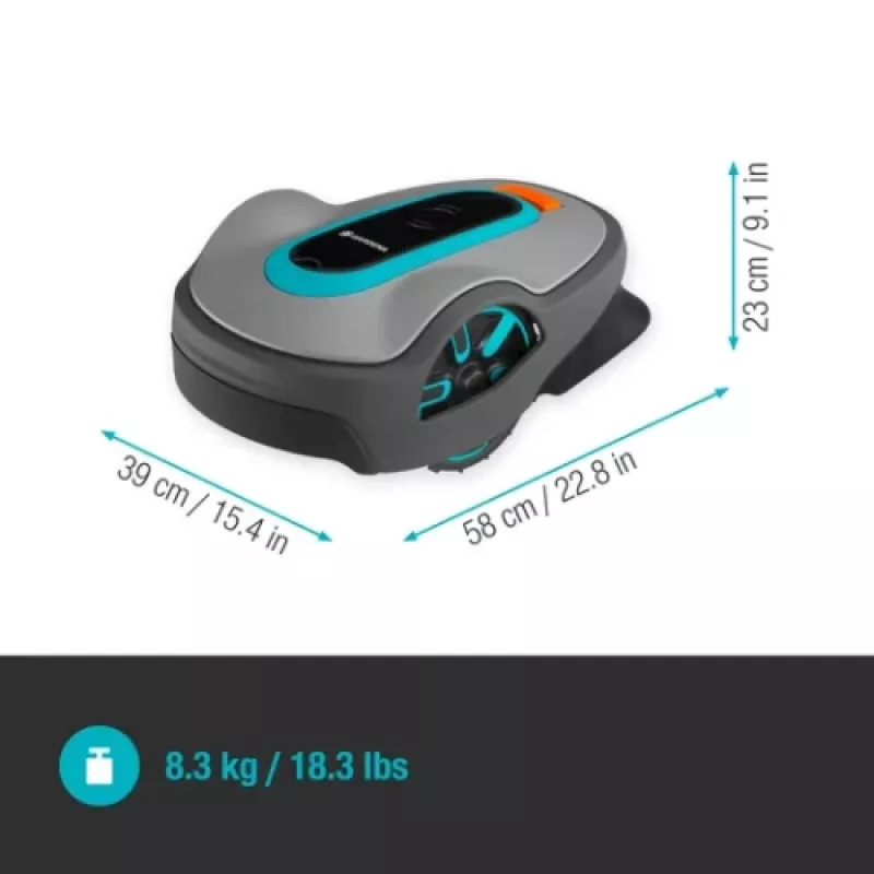 Gardena 15108-35 SILENO life 1500 m² robot tagliaerba