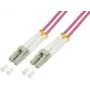 LogiLink FP4LC11 Cavo in fibra ottica 100 m OM4 rosa (FP4LC11)