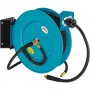 Avvolgitubo aperto 9040OS-10, 20 metri, tubo aria compressa blu, 2 metri tubo di collegamento