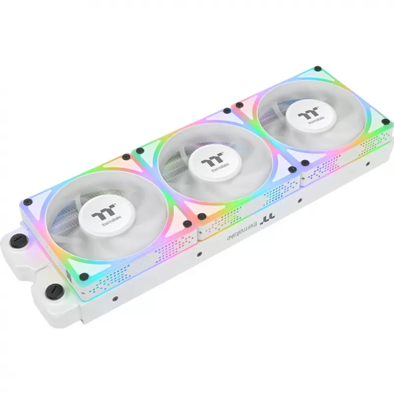 Kit ventole THERMALTAKE TOUGHFAN EX 140 ARGB Sync White — 140 mm, confezione da 3