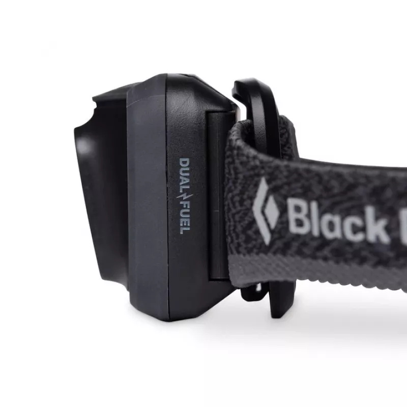 Lampada frontale Black Diamond Spot 400 – 400 lm, LED, impermeabile IPX8, AAA, portata 12–100 m, nera
