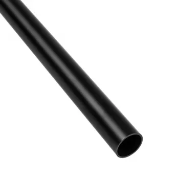 Tubo rigido 14 mm OD, 500 mm — BitsPower Bitspower None Chamfer ottone, nero carbone