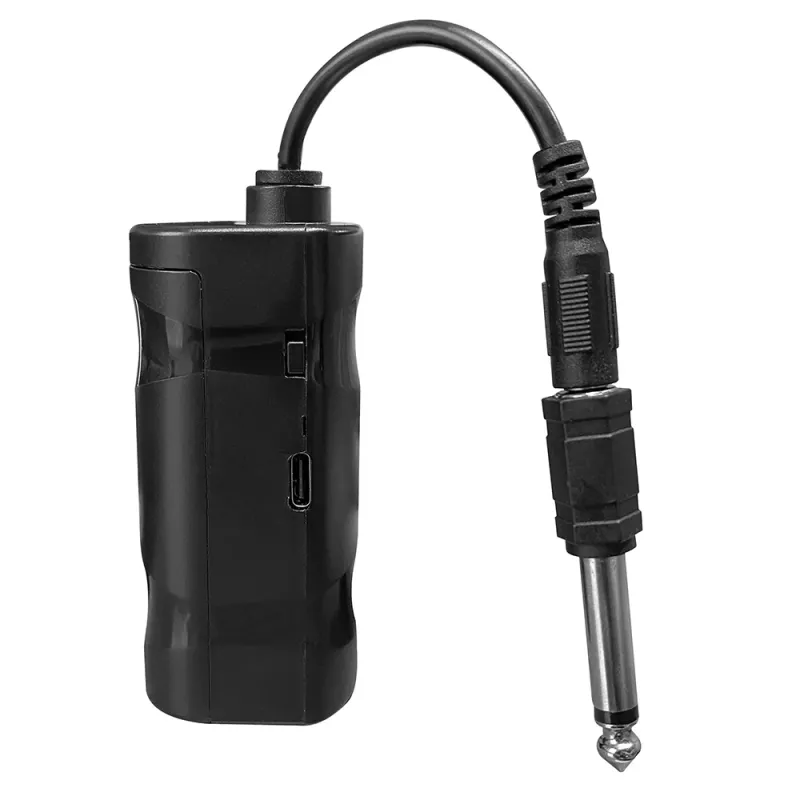 Microfono karaoke MEDIA-TECH MT398 wireless, USB-C, a batteria, portata 20 m, nero