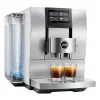 Macchina per caffè espresso automatica JURA Z10 (EB) — serbatoio acqua 2,4 L, macinacaffè integrato, 1450 W, alluminio/bianco