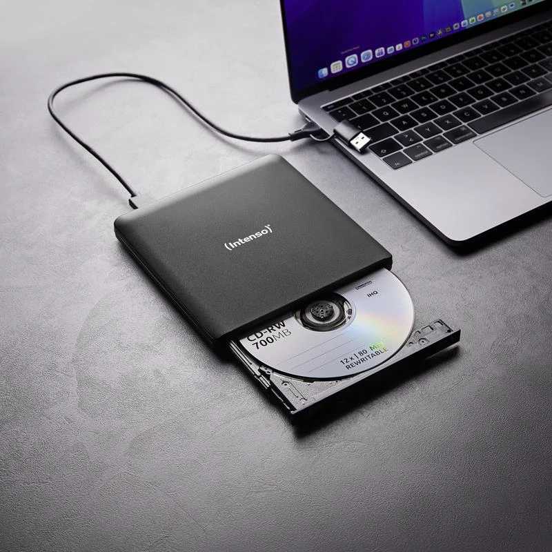 Intenso EOD 500BD Slim masterizzatore Blu-ray esterno, USB 3.2 Gen 1, nero