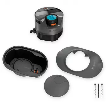 Irrigatore circolare Gardena AquaPrecise nero verde 1 pz.