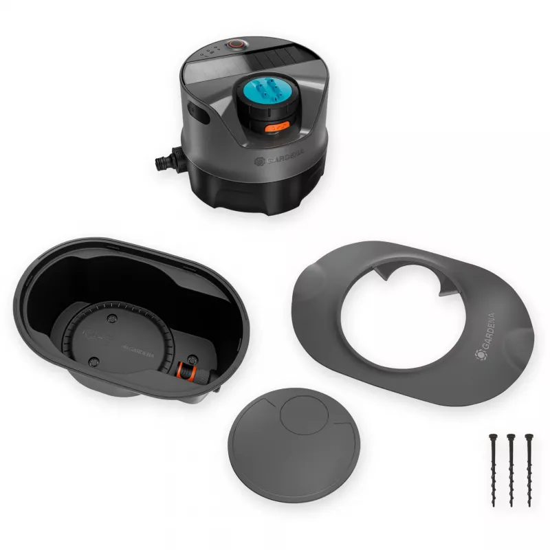 Irrigatore circolare Gardena AquaPrecise nero verde 1 pz.