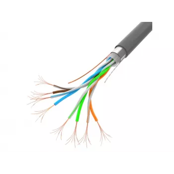Cavo di rete LANBERG LCF5-11CC-0305-S Cat5e F/UTP, 24 AWG CCA, 305 m, grigio