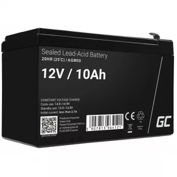 Batteria per UPS Green Cell AGM50 12 V 10 Ah VRLA AGM, 65×151×95 mm, 2,45 kg, nero