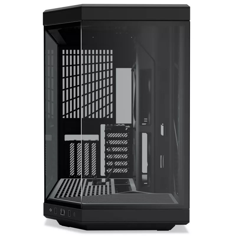 HYTE Y70 CS-HYTE-Y70-B case PC Midi Tower, E-ATX, vetro temperato, Pitch Black
