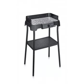 Griglia elettrica da tavolo SEVERIN PG 8594 — 2000 W, griglia rettangolare, nero
