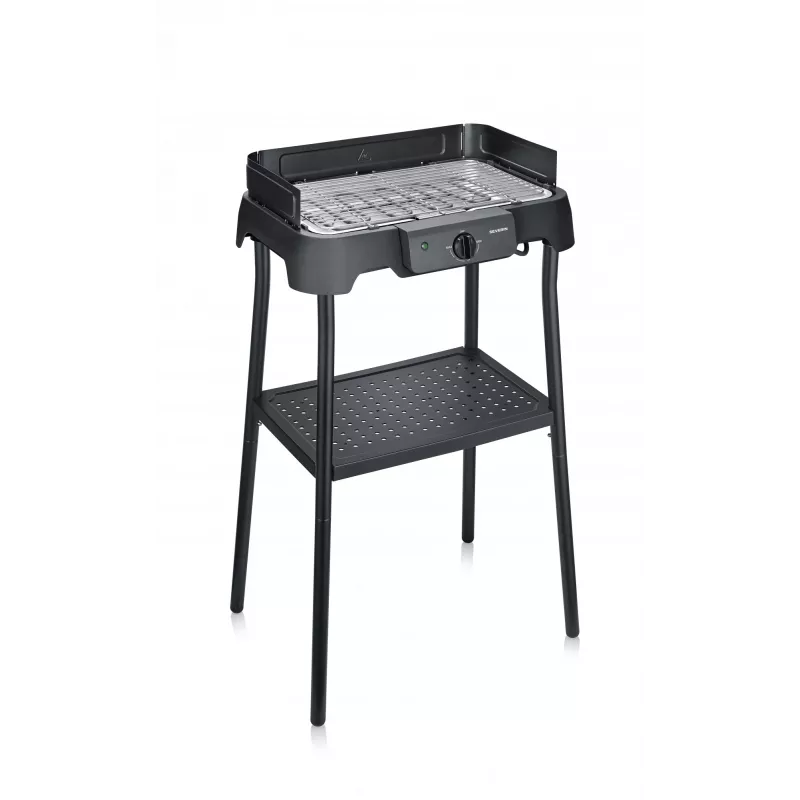 Griglia elettrica da tavolo SEVERIN PG 8594 — 2000 W, griglia rettangolare, nero