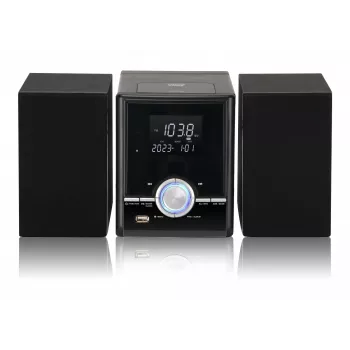Sistema stereo tower Eltra JOWISZ BT CD USB nero – diffusori da pavimento con Bluetooth, lettore CD e USB