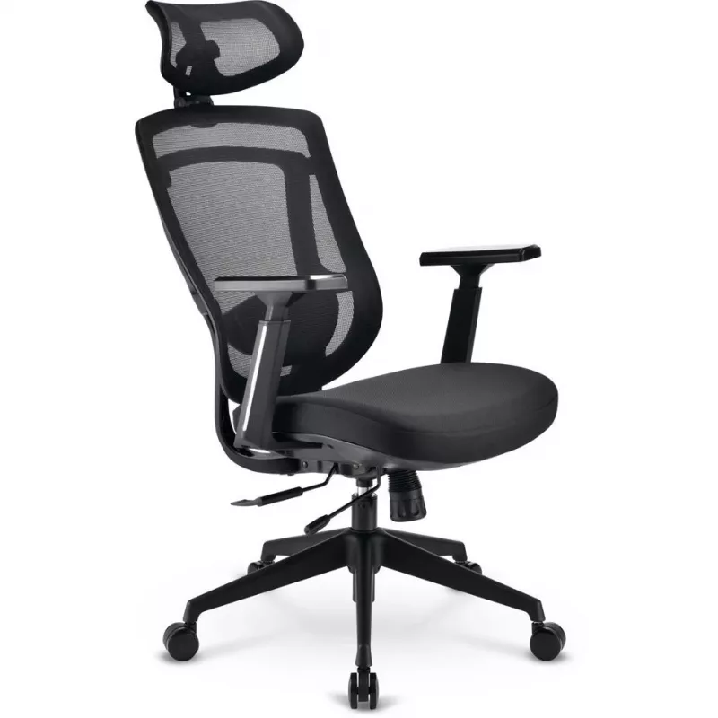 Sedia da ufficio Sharkoon OfficePal C20 Seduta imbottita Schienale in mesh nero