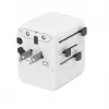 Alimentatore da viaggio GEMBIRD TPA-1A2C20-01-W — 20 W, USB-A (18 W) + 2× USB-C (20 W), spina tipo E, bianco