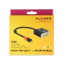 Adattatore per cavo video DeLOCK 61213 USB Type-C a DVI 0,2 m nero