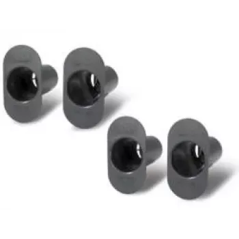 APC NetShelter gestione cavi, organizzatore verticale cavi, bobine per organizzatore fibra verticale, set da 4, nero, 64 x 119 x 103 mm