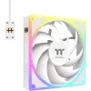 Kit ventole THERMALTAKE TOUGHFAN EX 140 ARGB Sync White — 140 mm, confezione da 3