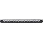 Intellinet Patch Panel, Cat6, UTP, 24 porte, 1U, funzione di blocco, guida di posa LSA top-entry, nero