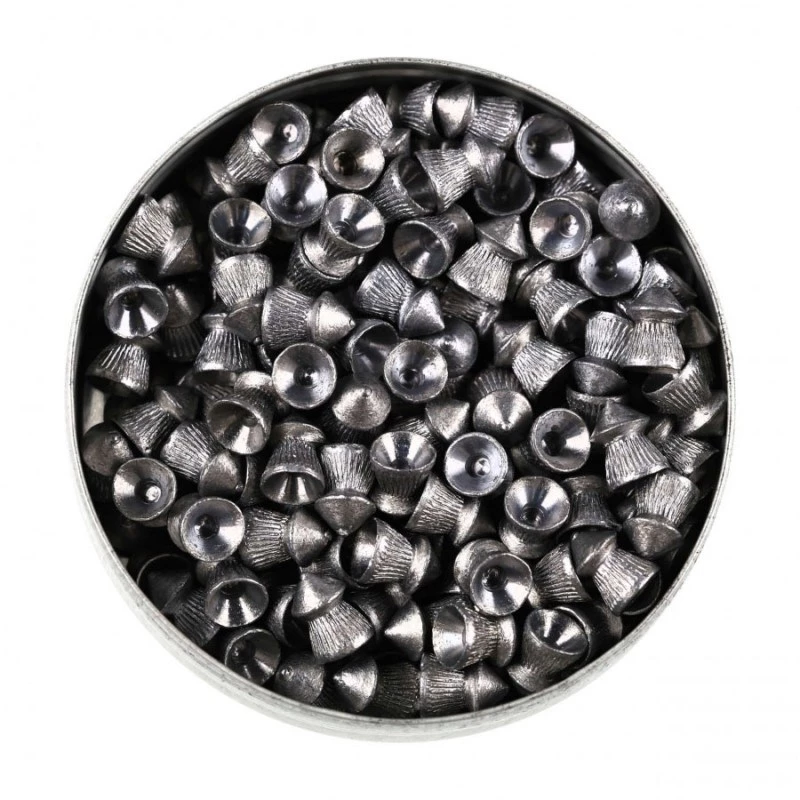 Umarex Cobra Pointed Ribbed 121-258 pallini per armi ad aria compressa 6,35 mm, 200 pz.