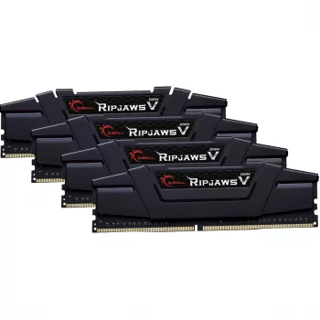 DIMM 64 GB DDR4-3600 (4x 16 GB) Quad-Kit, memoria RAM nero, F4-3600C16Q-64GVKC, Ripjaws V, INTEL XMP