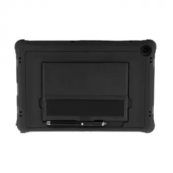 Mobilis PROTECH - cover posteriore per tablet - con supporto e cinturino, rinforzata - nero - per Samsung Galaxy Tab A9+ (053025)