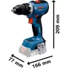 Trapano avvitatore a batteria Bosch GSR 18V-65 con 2 batterie da 4.0Ah